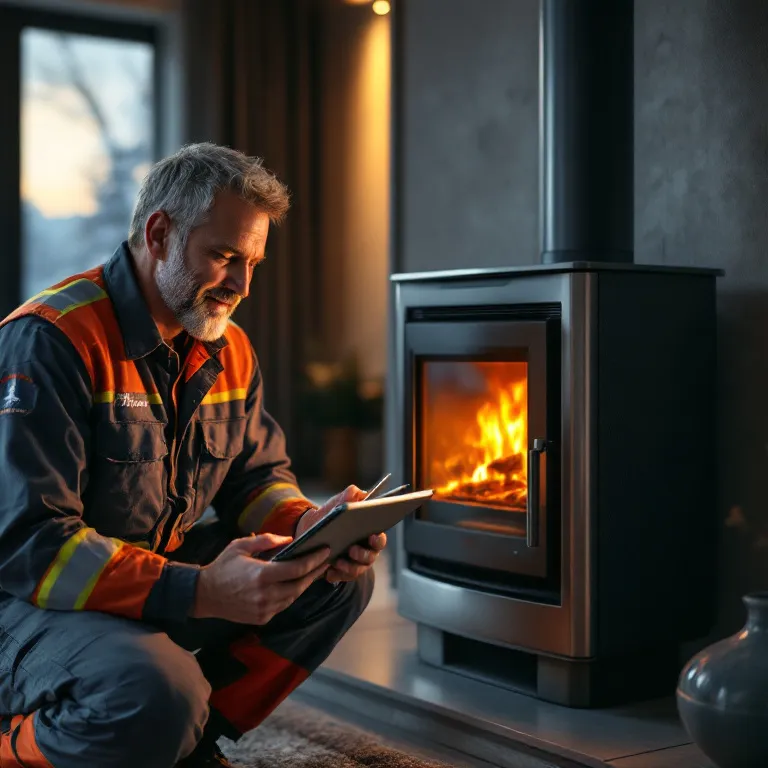 Mise en service contrôle installation poêle pellets utiliser votre poele en sécurité et assurer un bon fonctionnement du poêle à pellets liège namur charleroi bmenergies