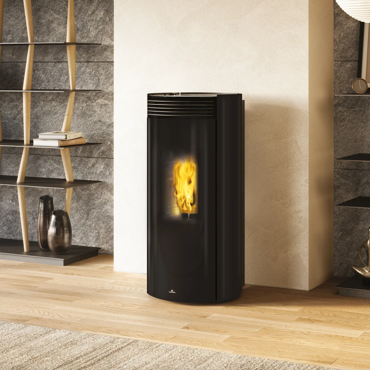 Poêle à pellets Libra de la marque Edilkamin, prix, achat, devis, promotion, chauffage performant et écologique proposé par BMEnergies Bois Moderne. Installation et service professionnels sur Liège, Namur, Seraing et Andenne. Ce poêle design associe efficacité énergétique et confort durable pour votre maison. Grâce à BMEnergies, profitez d’une solution de chauffage économique, simple d’utilisation et adaptée à vos besoins en Wallonie.