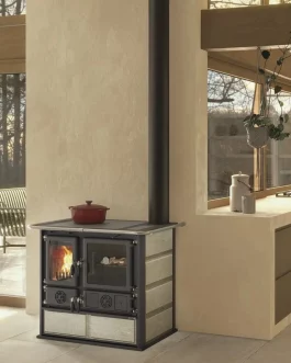 La Nordica Cuisinière à bois ROSA 5.0 pierre